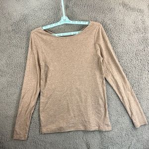 Gap Brown Crew Neck Sweater size Medium Women's Long Sleeve Pullover